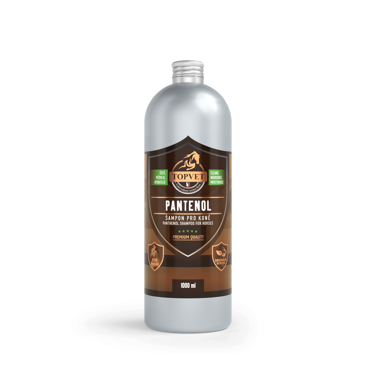 Pantenol šampón pre kone 1000 ml – Green idea