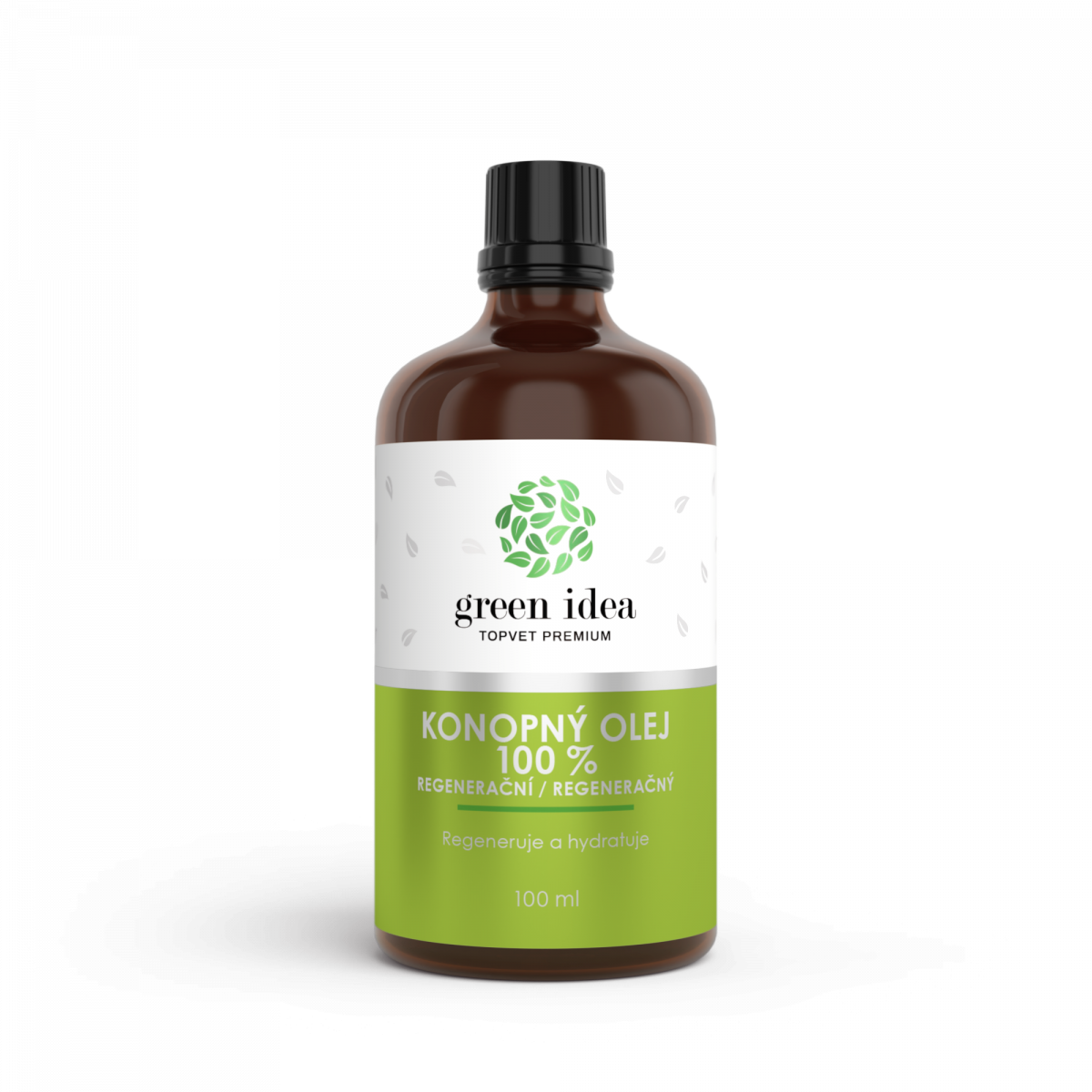 Regeneračný konopný olej 100 % – 100 ml – Green idea