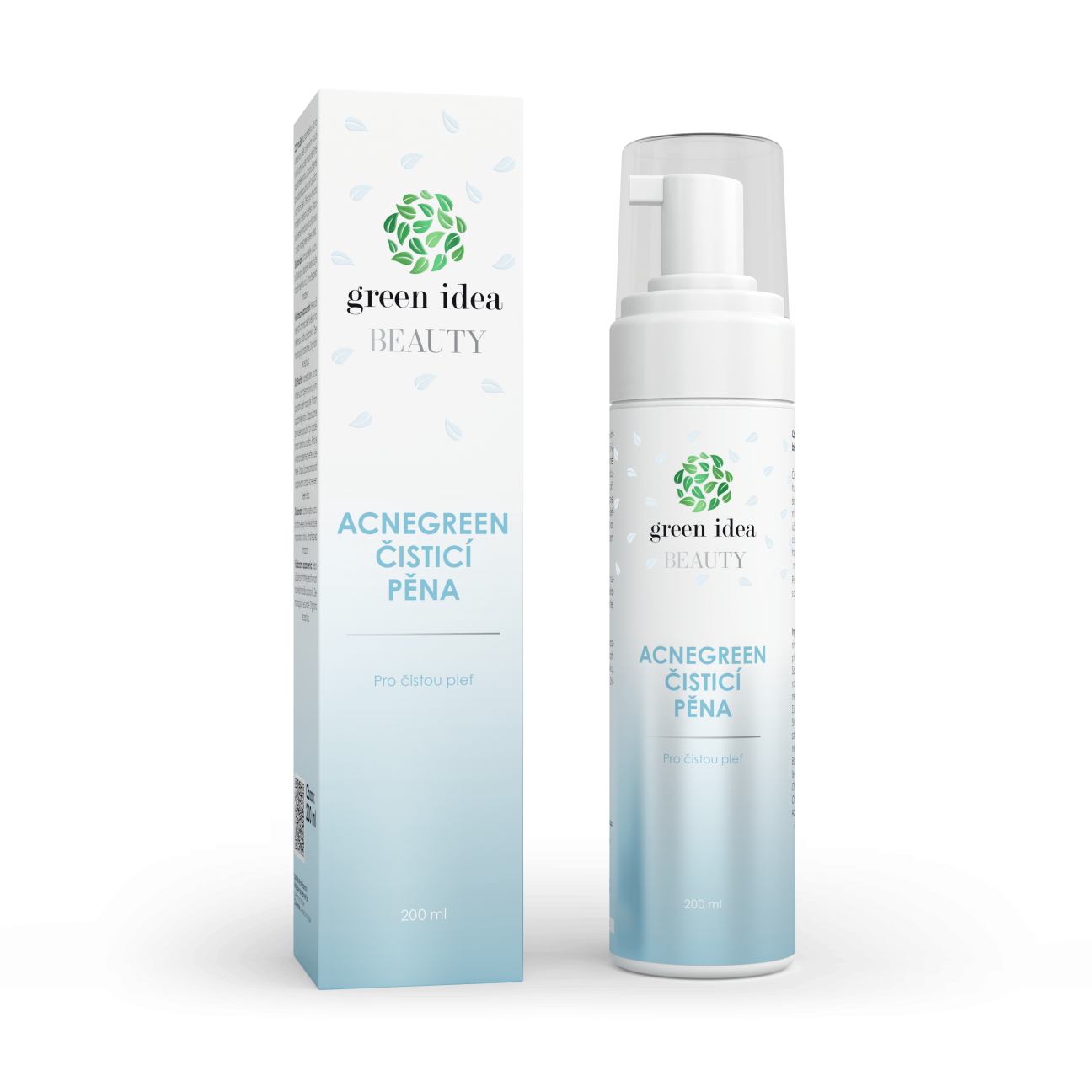 Acnegreen – čistiaca pena 200 ml – Green idea