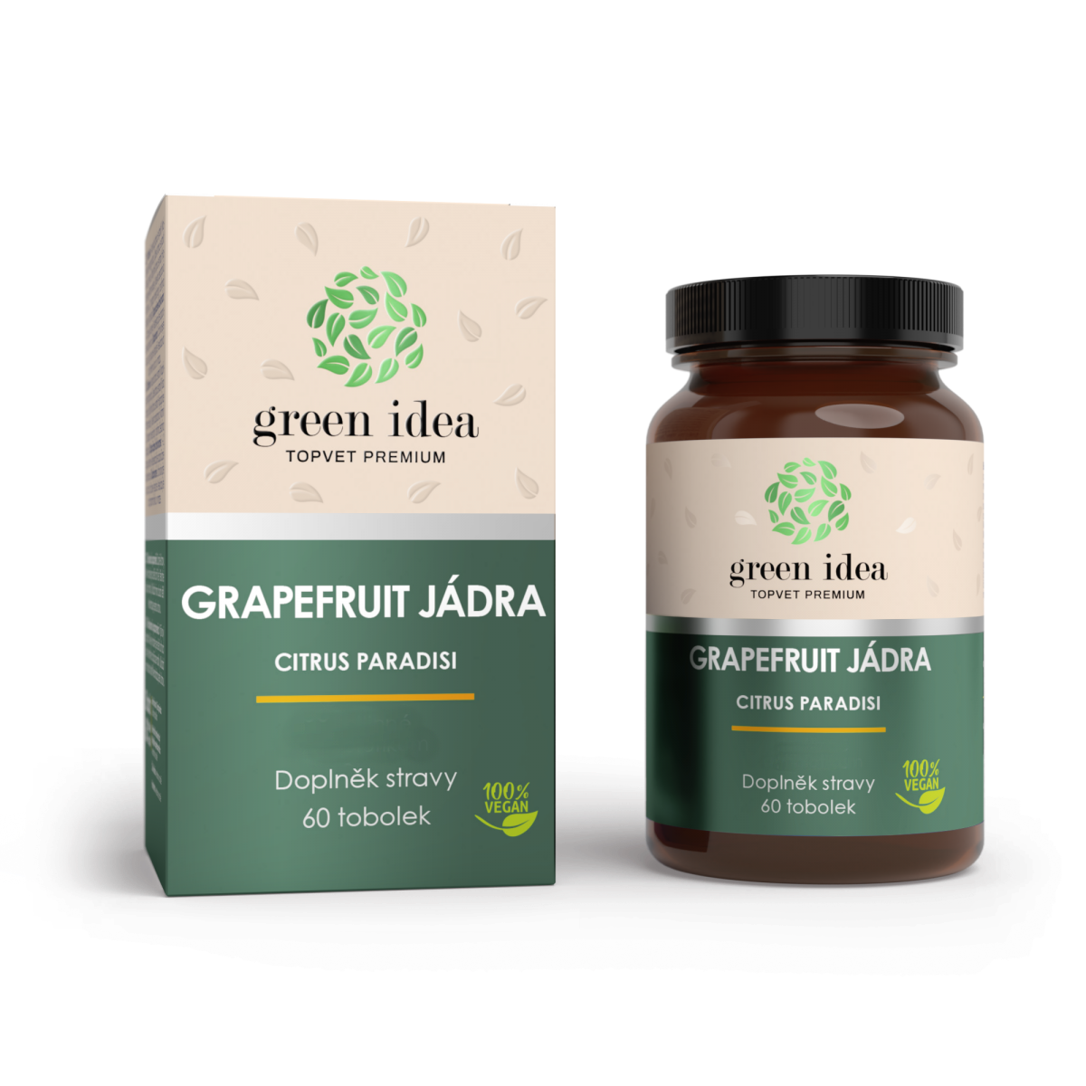 Grapefruit – Extrakt z jadierok 60 kapsúl – Green idea