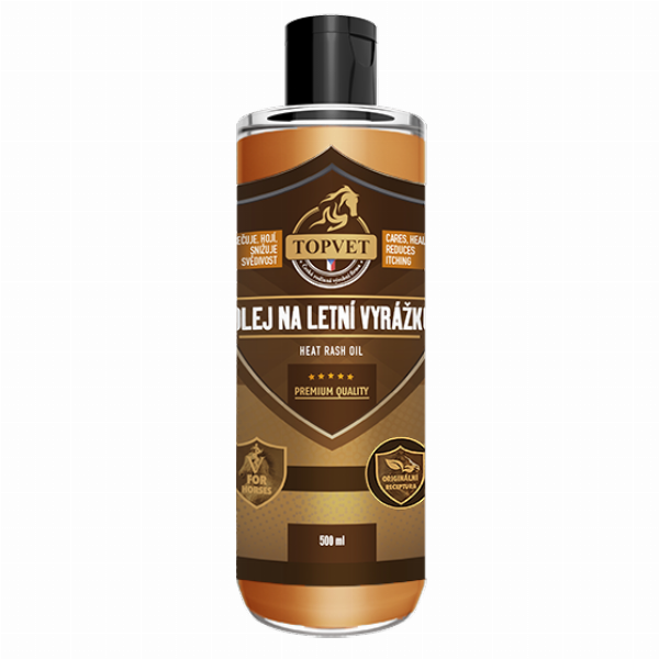 Olej na letnú vyrážku pre kone 500 ml – Green idea