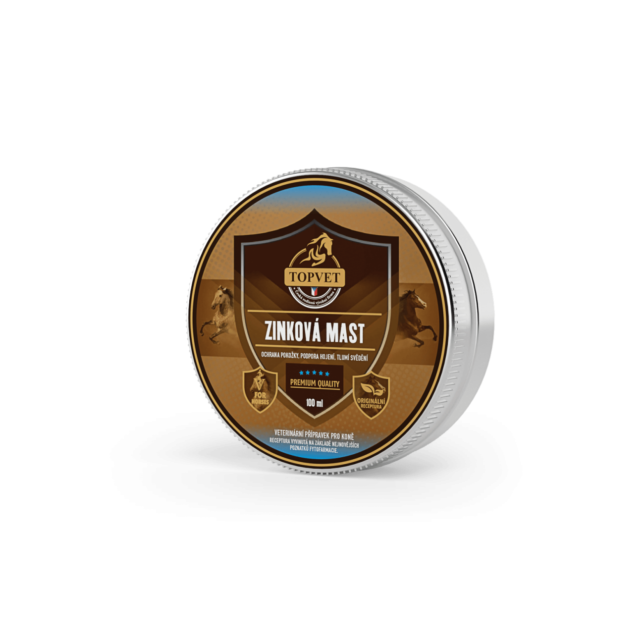 Zinková masť pre kone – 100 ml – Green idea