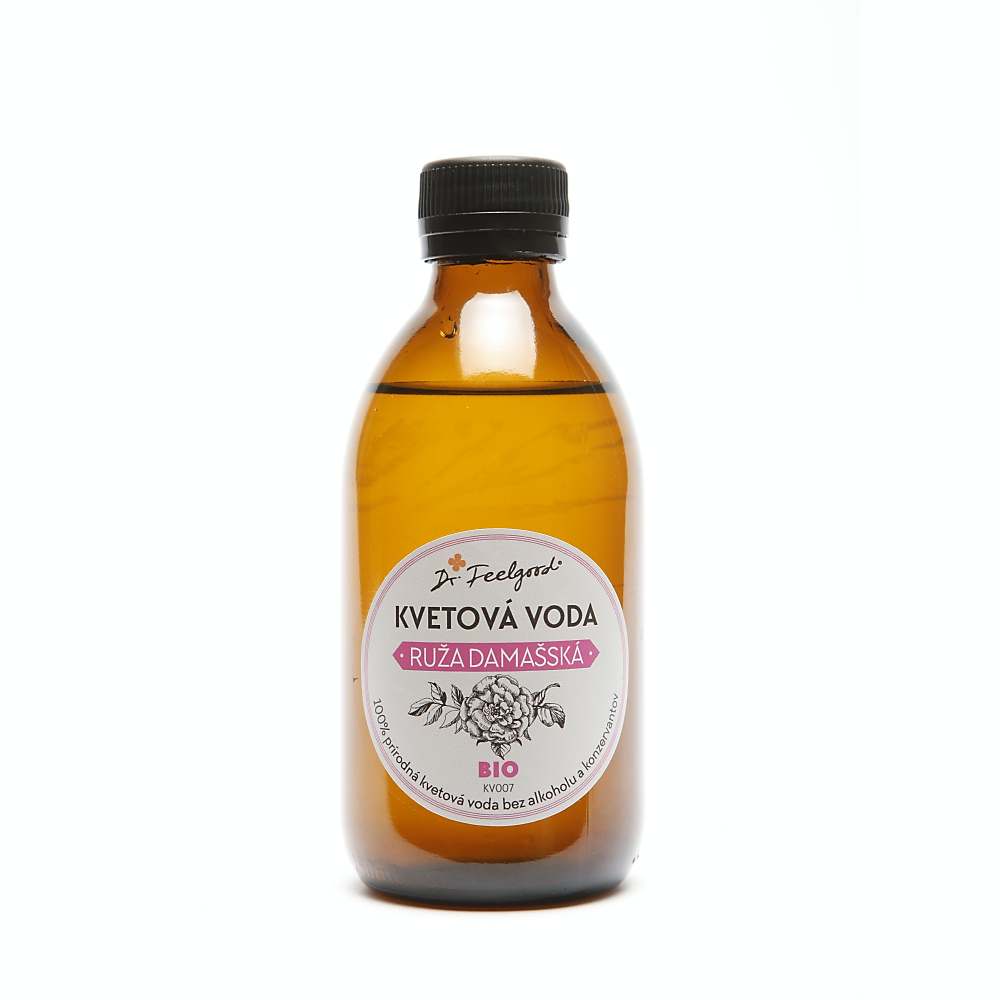 Kvetová voda z ruže damašskej BIO - 250 ml - Dr. Feelgood