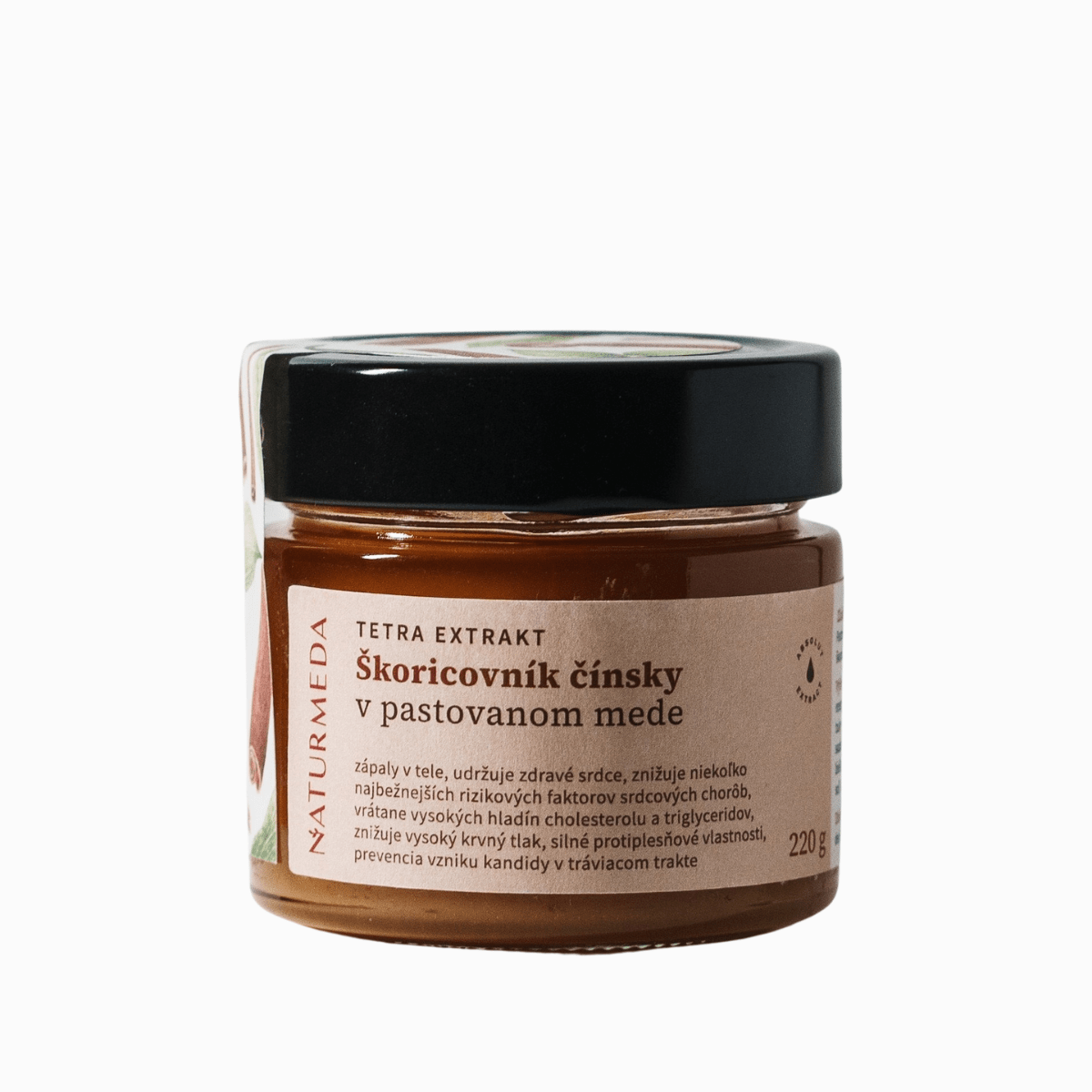 Terapeutický med so škoricou - 220g - Naturmeda