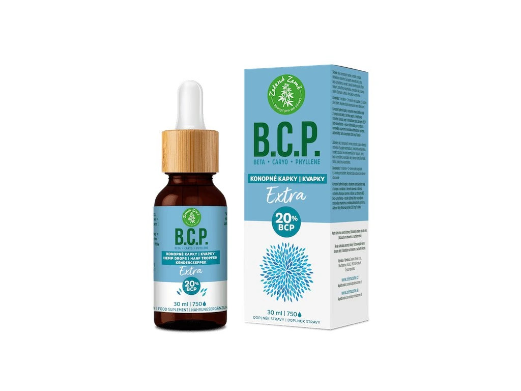 Konopné kvapky s BCP Extra - 30 ml - Zelená Země