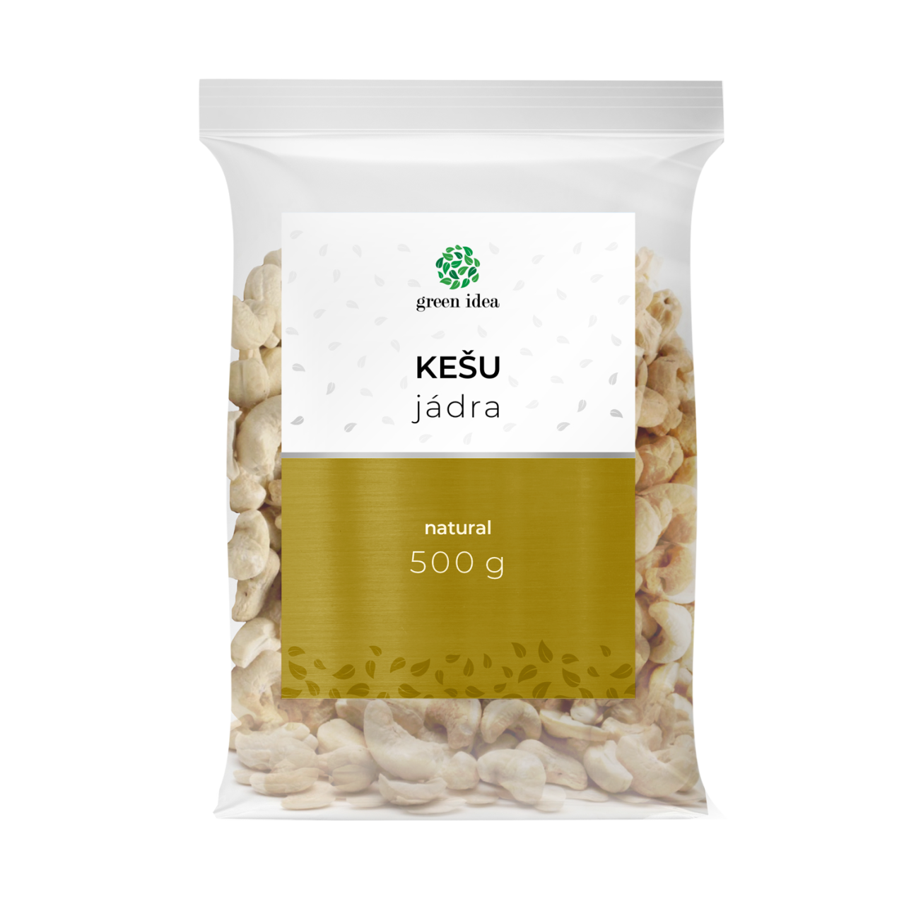 Kešu jadrá natural 500 g - Green idea