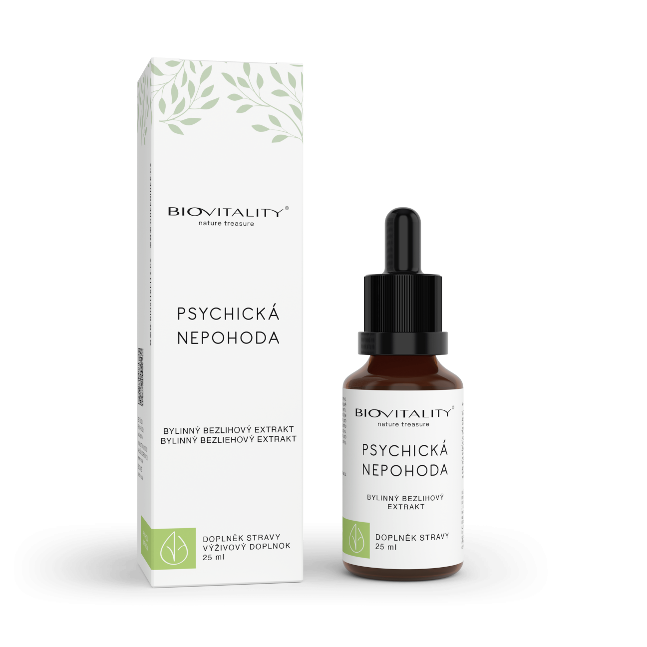 Psychická nepohoda – bezalkoholová tinktúra – kvapky 25 ml – Green idea