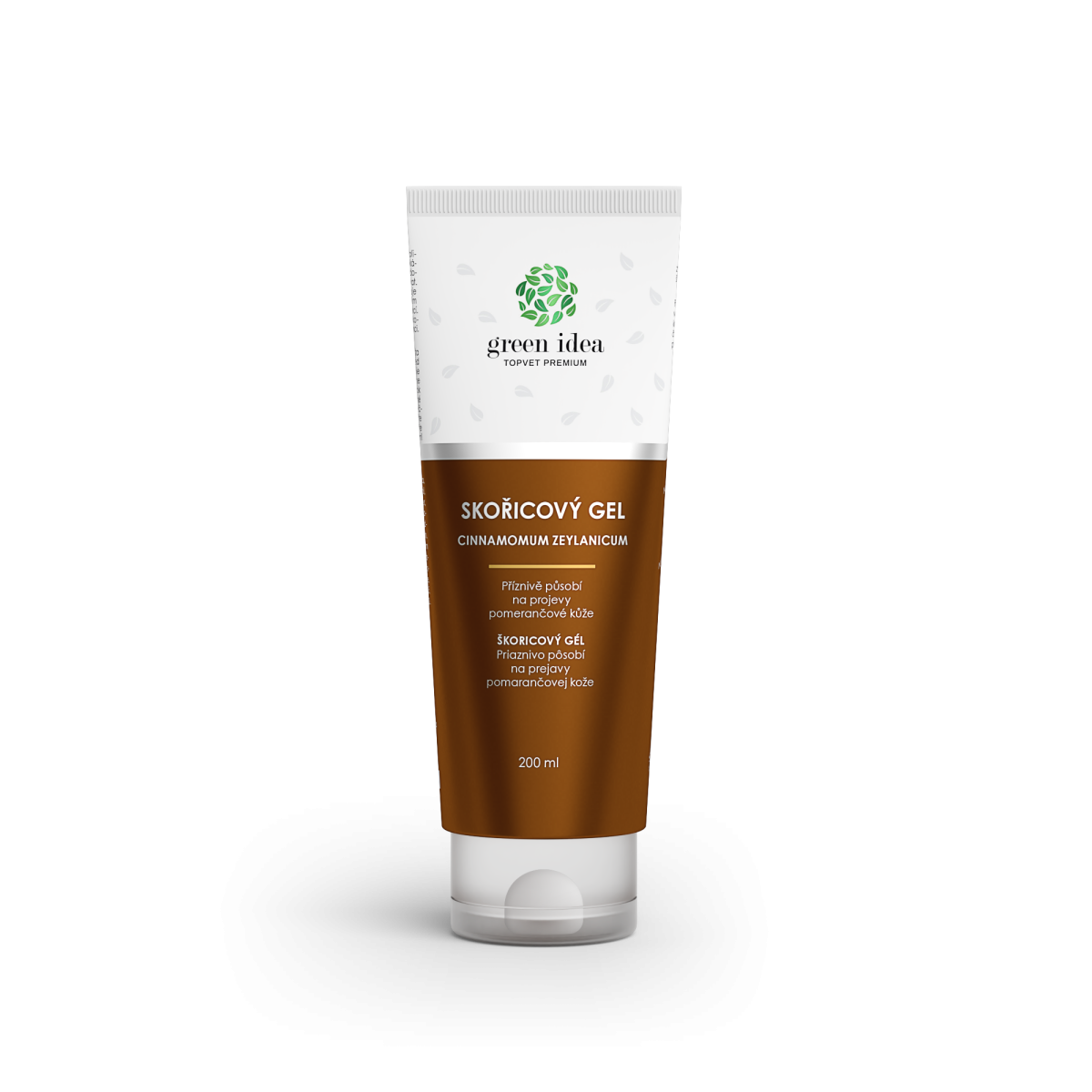 Škoricový masážny gél v tube 200 ml - Green idea Škoricový masážny gél v tube 200 ml - Green idea