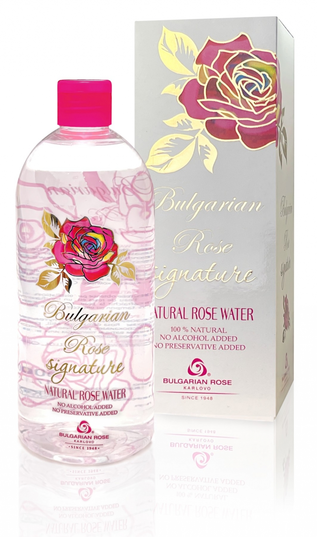 BULGARIAN ROSE SIGNATURE prírodná ružová voda 500 ml - Bulgarian Rose Karlovo