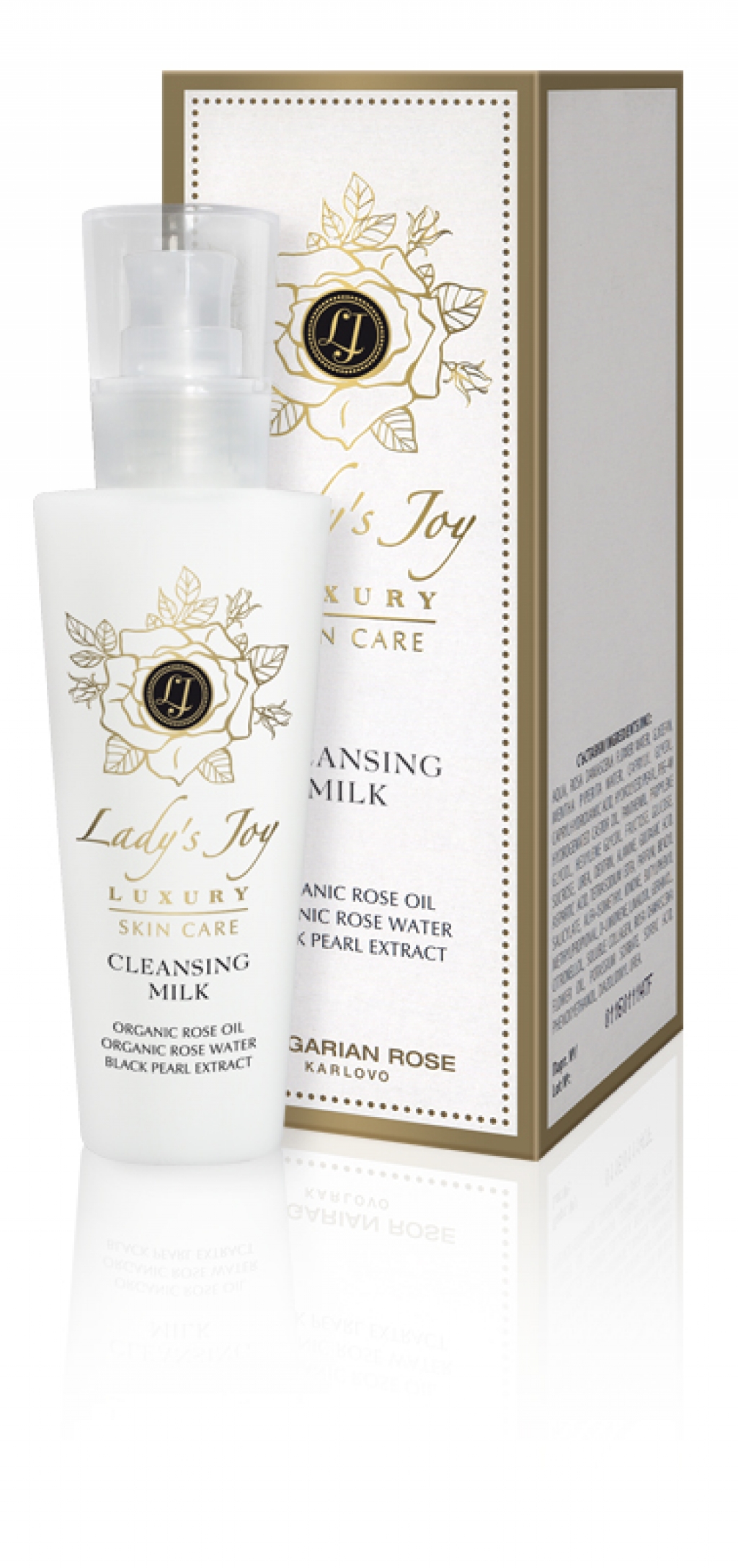 LADY’S JOY LUXURY čistiace mlieko 160 ml - Bulgarian Rose Karlovo