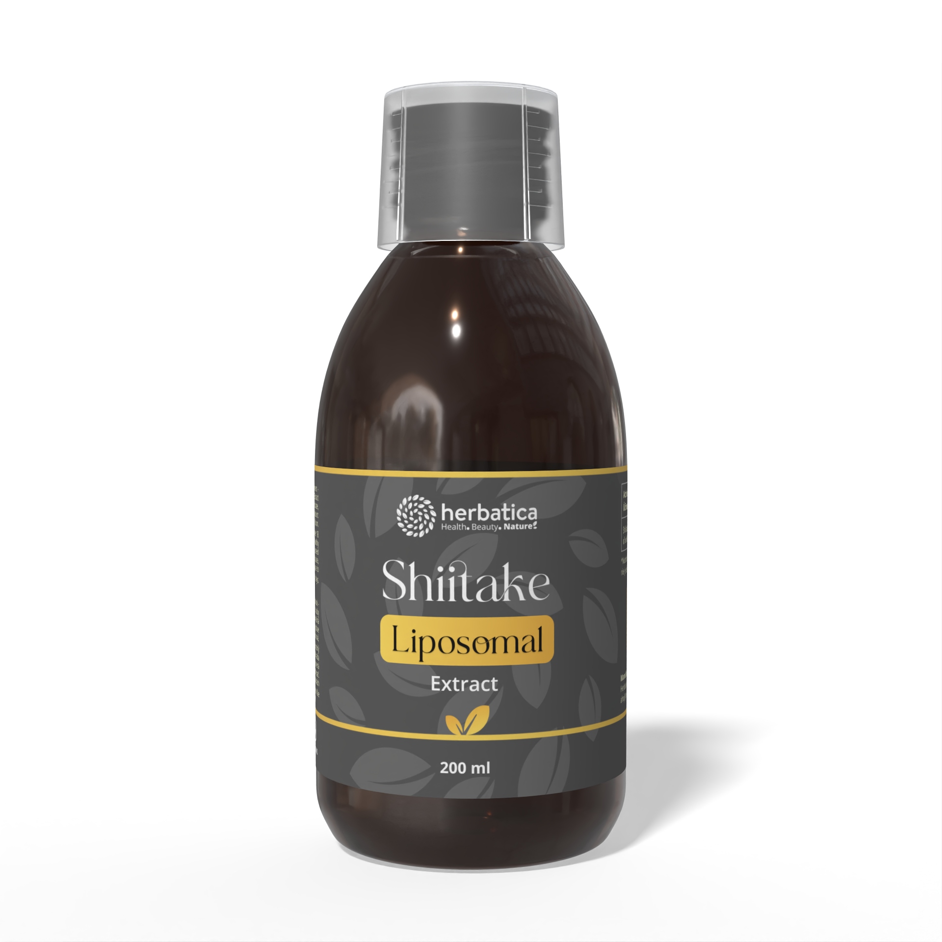 Lipozomálny extrakt Shiitake (30% Polysacharidy) - 200 ml - Herbatica