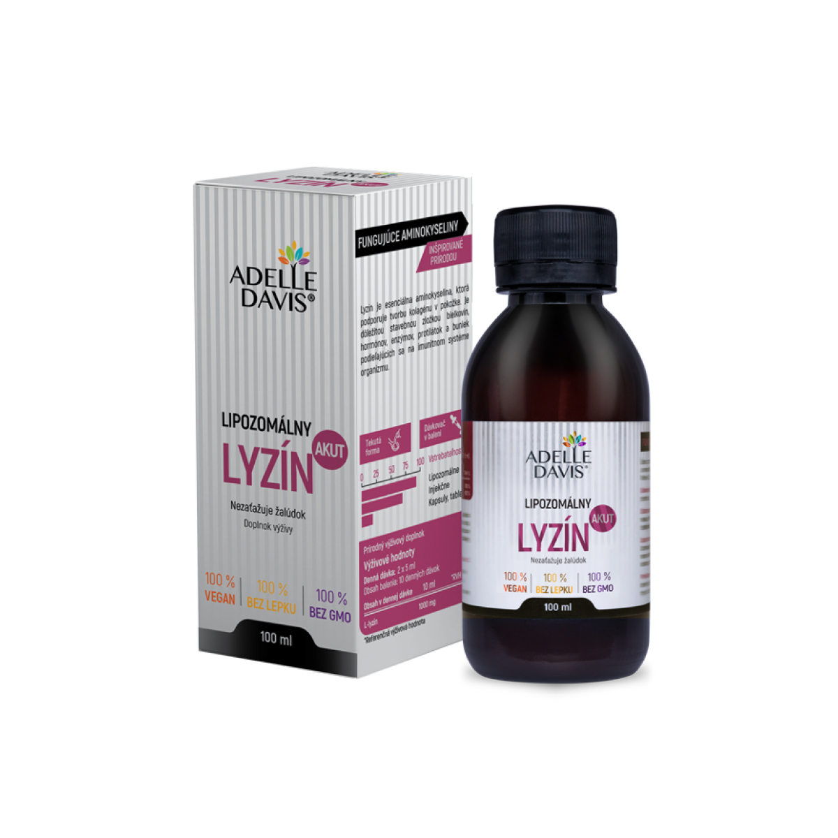 Lipozomálny Lyzín AKUT 100 ml - Adelle Davis