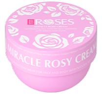 MIRACLE ROSY Vitalizujúci krém na tvár a telo s prírodnou ružovou vodou 150 ml - NATURE OF AGIVA