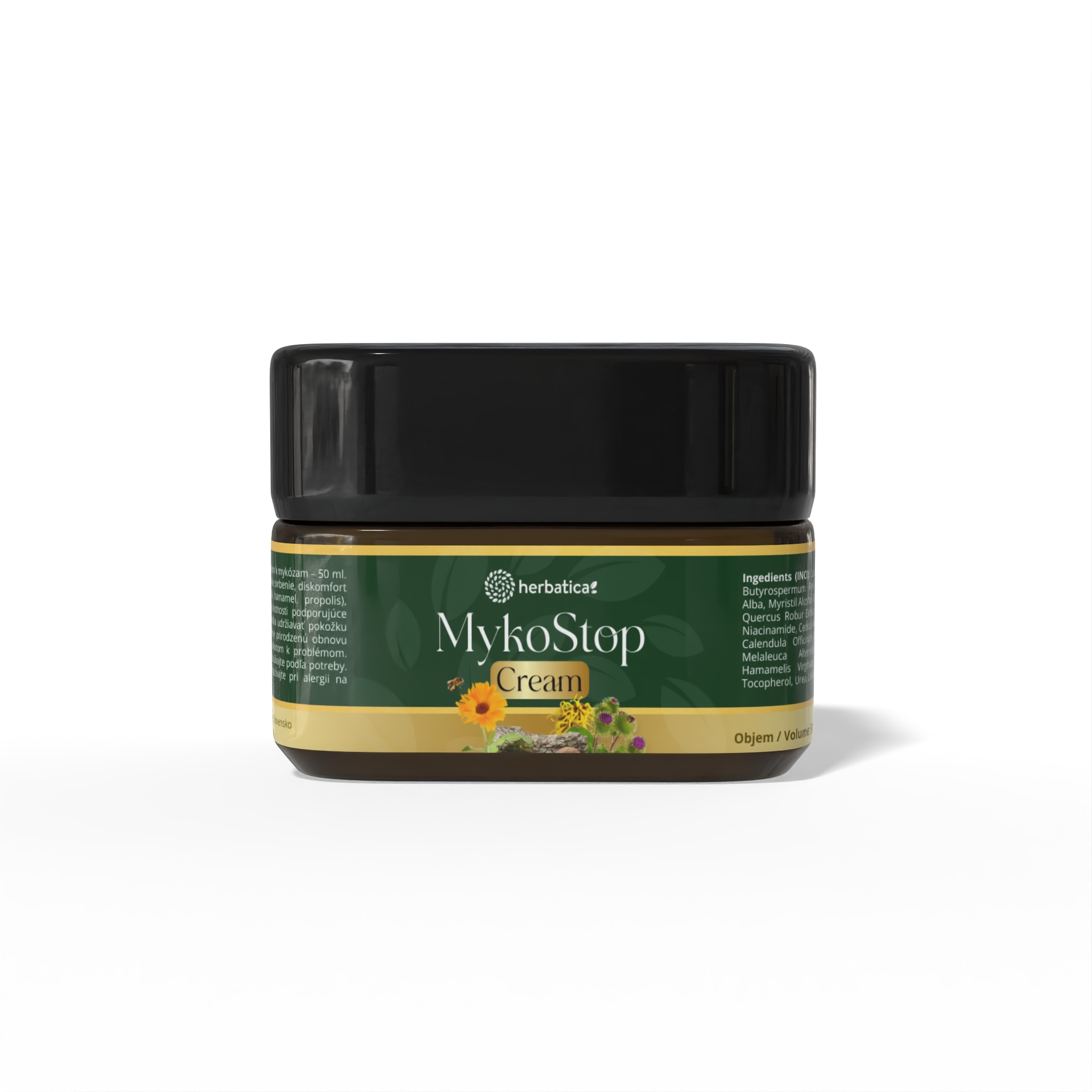 MykoStop Forte Cream - antimykotický regeneračný krém na pokožku a nechty - 50 ml -  Herbatica