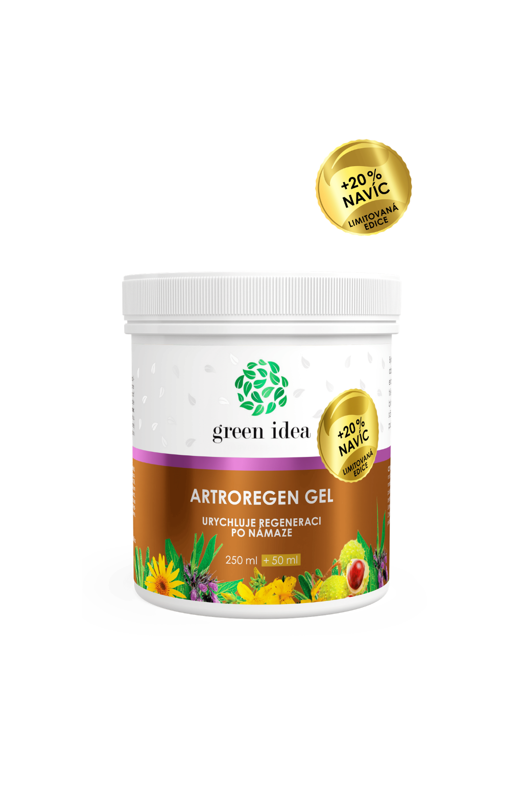 Artroregen masážny gél - limitovaná edícia +20 % NAVYŠE 300 ml – Green idea