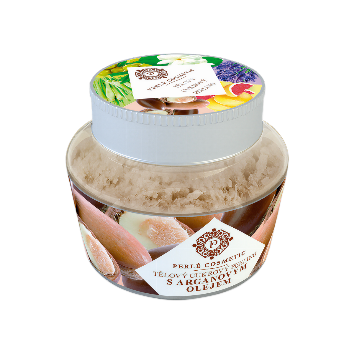 Cukrový peeling s arganovým olejom 200 g – Green idea