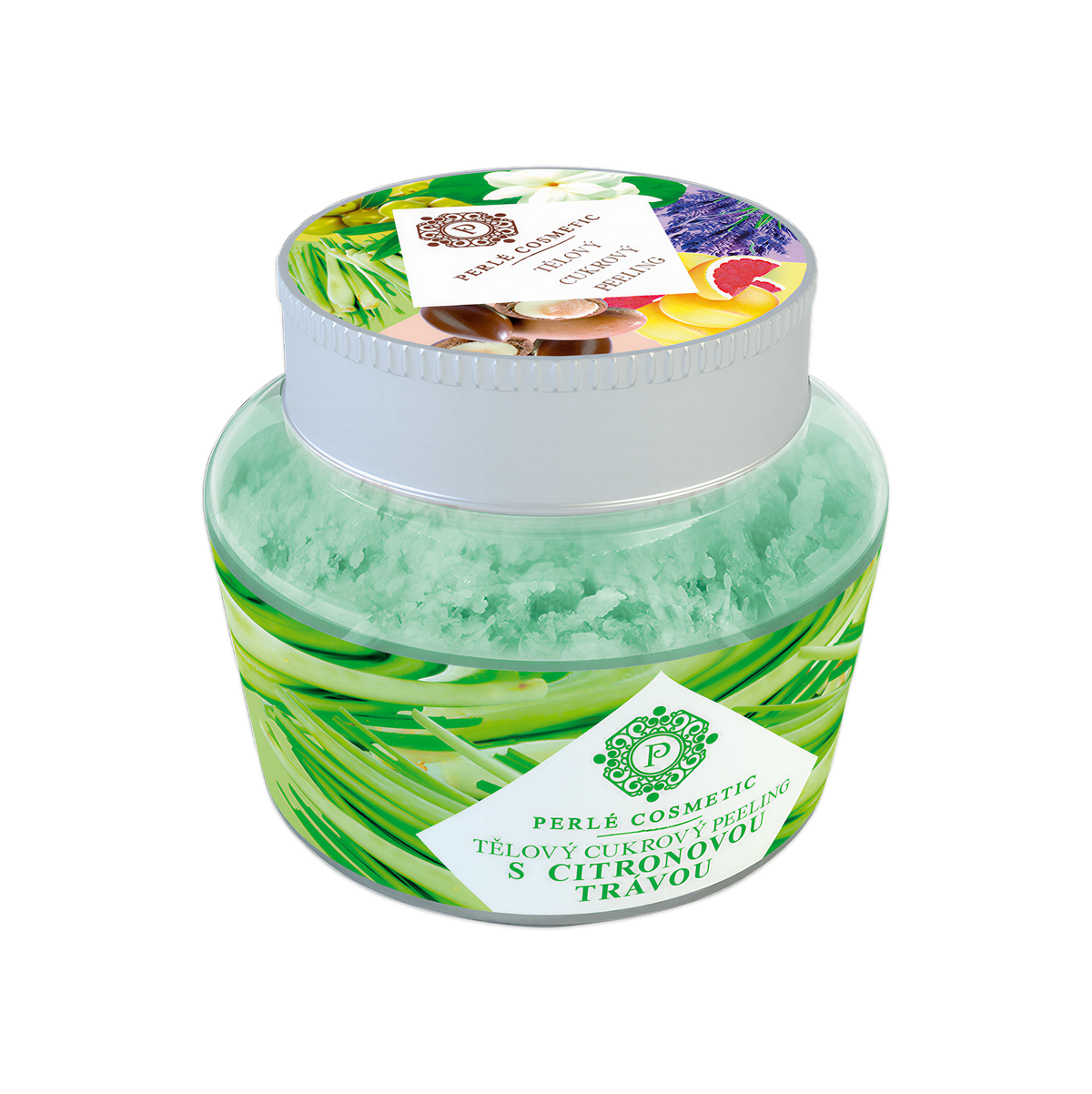 Cukrový peeling s citrónovou trávou 200 g – Green idea