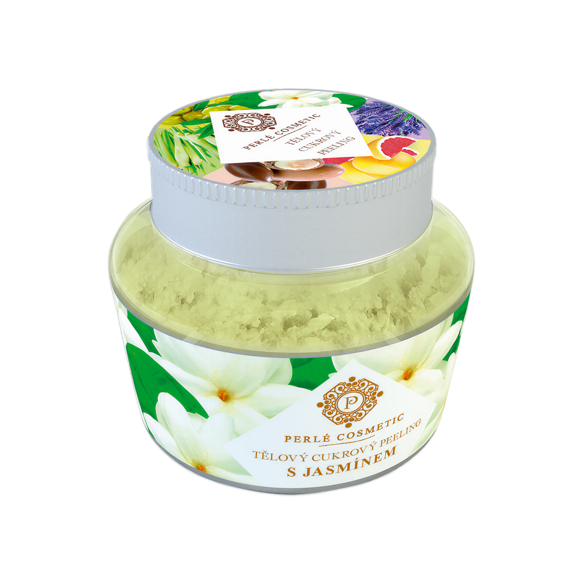 Cukrový peeling s jazmínom 200 g – Green idea