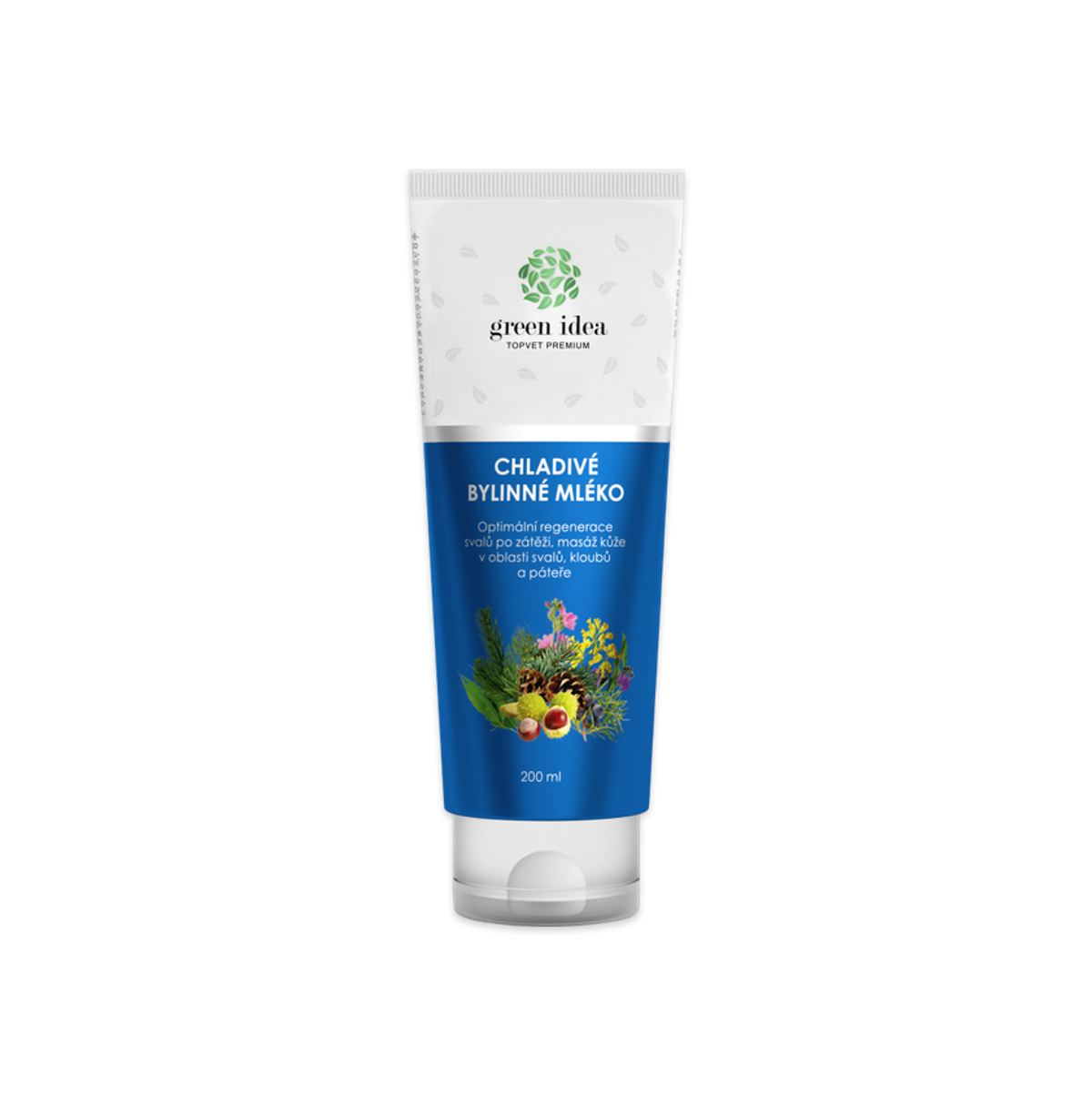 Chladivé bylinné mlieko 200 ml – Green idea