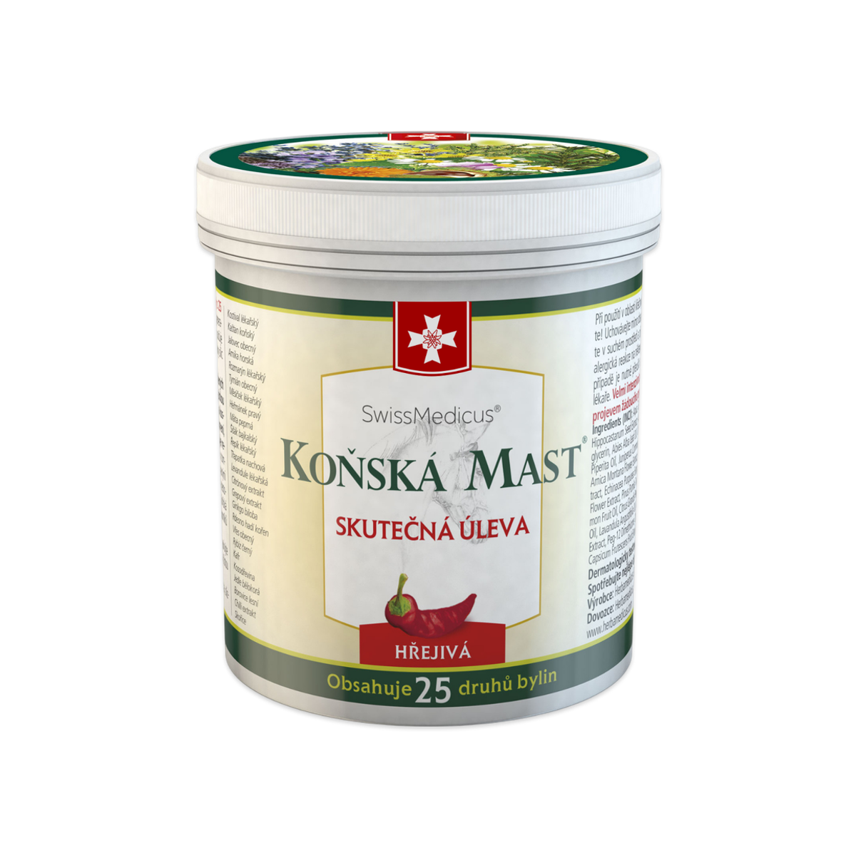 Konská masť hrejivá 250 ml – Green idea