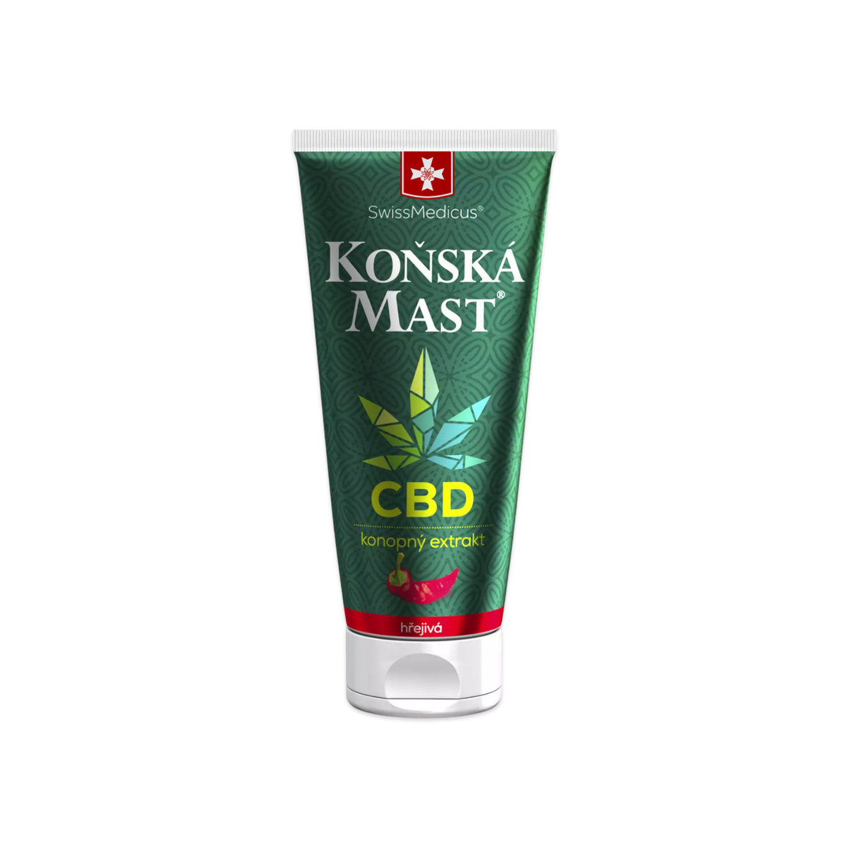 Konská masť s CBD hrejivá 200 ml – Green idea