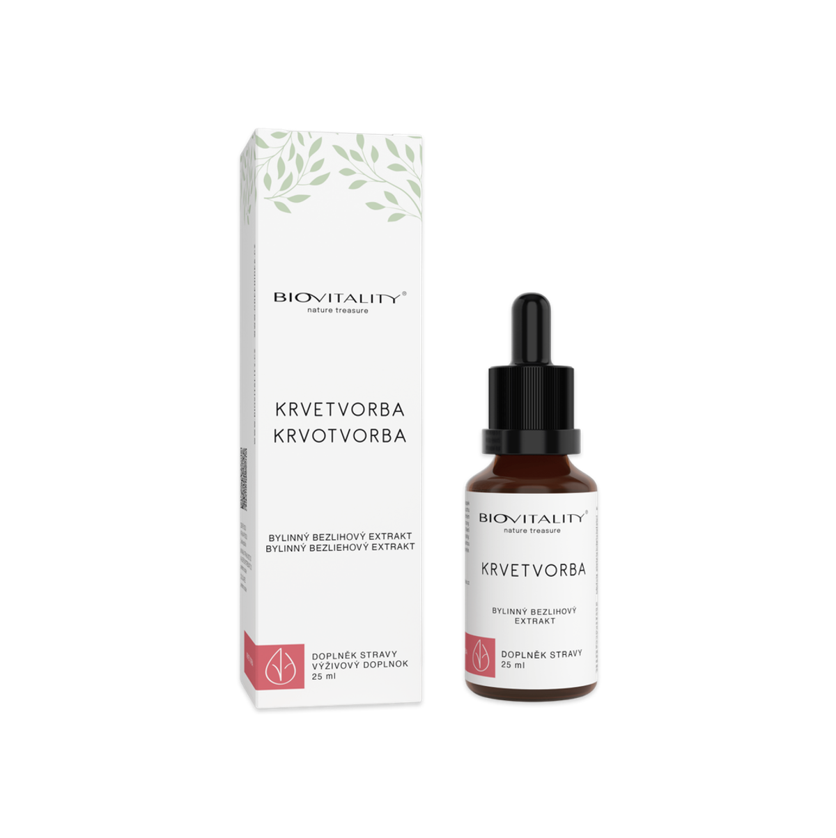 Krvotvorba – bezalkoholová tinktúra – kvapky 25 ml – Green idea