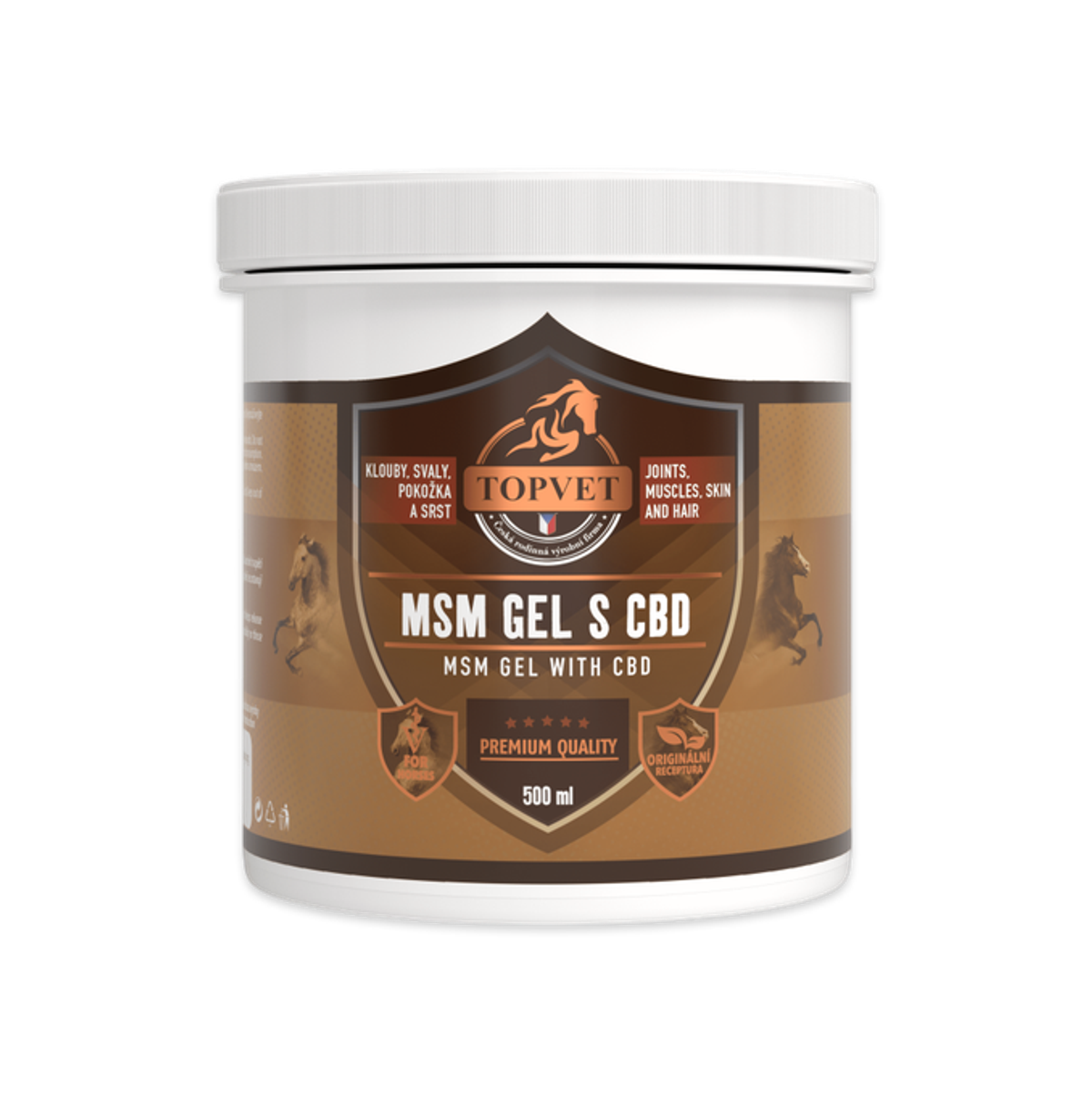 MSM gél s CBD – 500 ml – Green idea