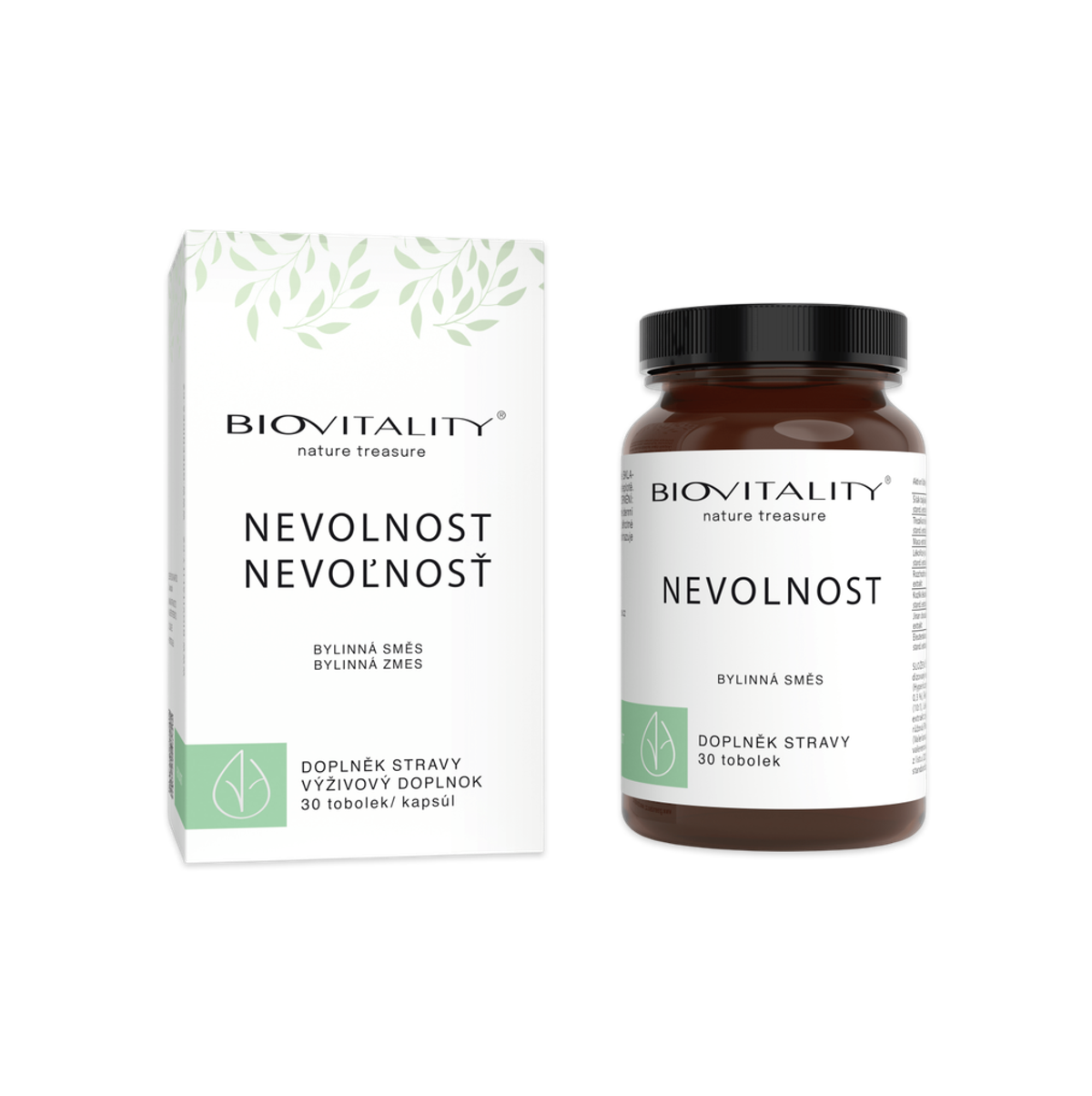 Nevoľnosť – 30 kapsúl – Green idea