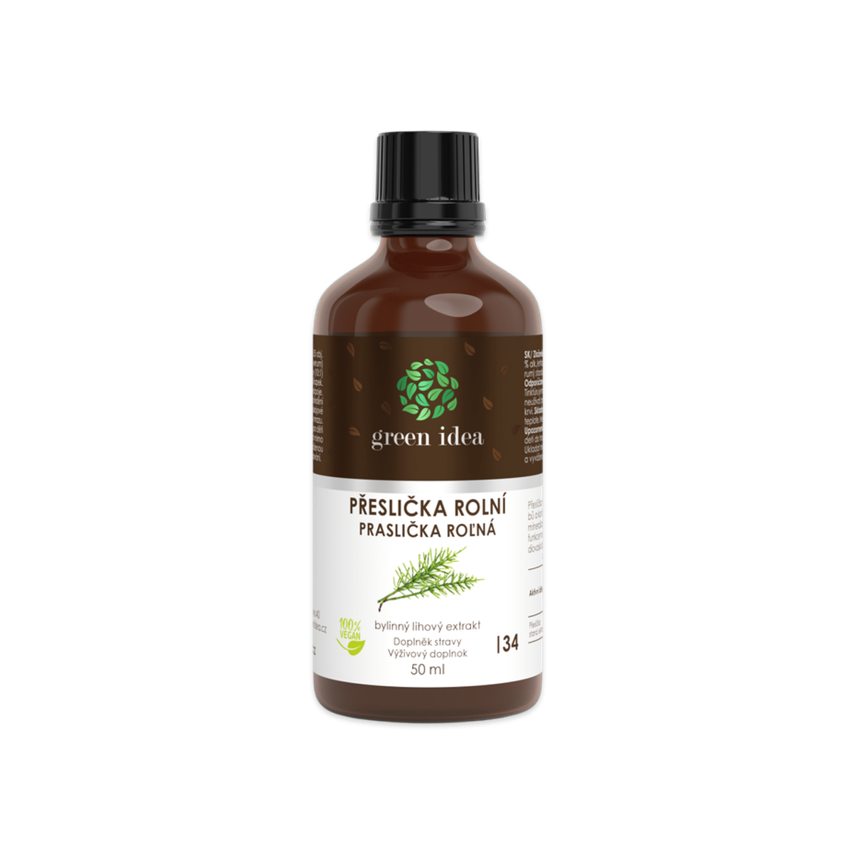 Praslička roľná tinktúra – kvapky 50 ml – Green idea