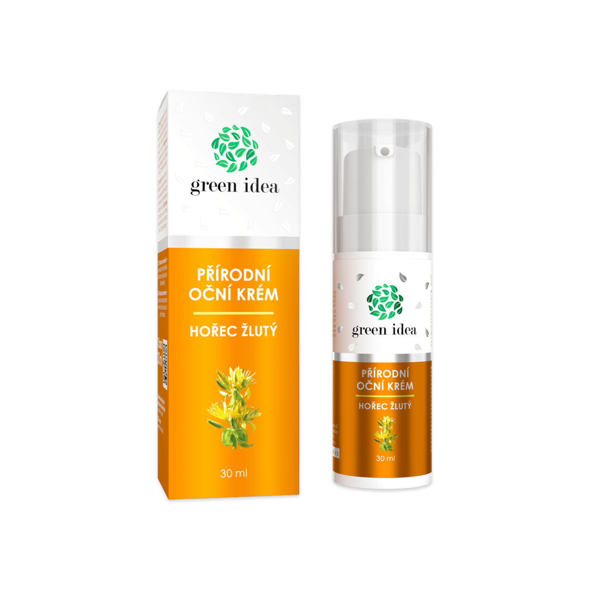 Prírodný očný krém horec žltý - 30 ml - Green idea