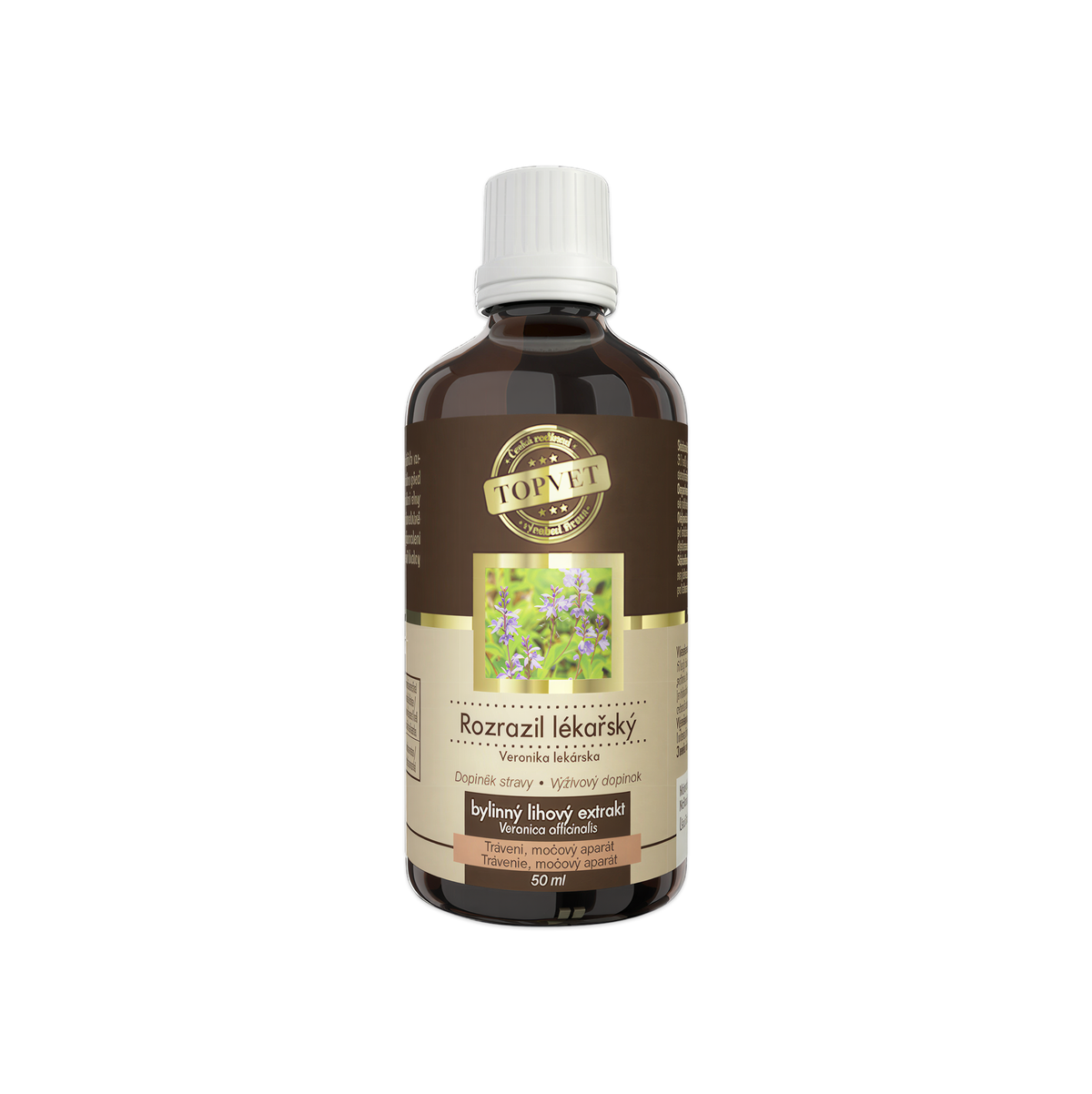 Veronika lekárska tinktúra – kvapky 50 ml – Green idea