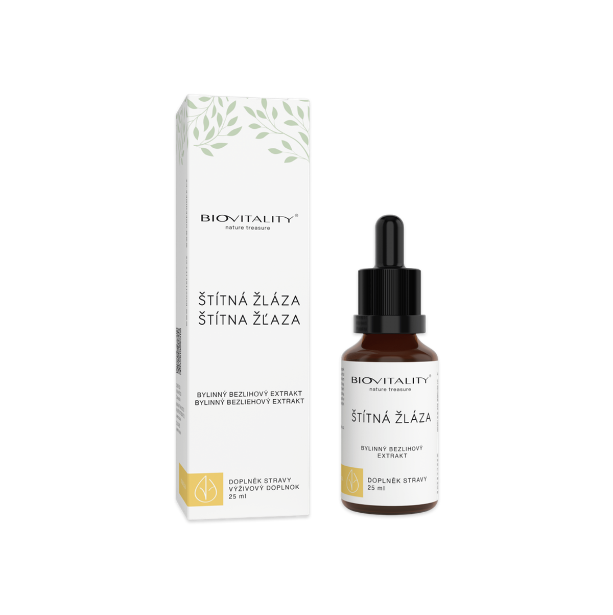 Štítna žľaza bezliehová tinktúra – kvapky 25 ml – Green idea