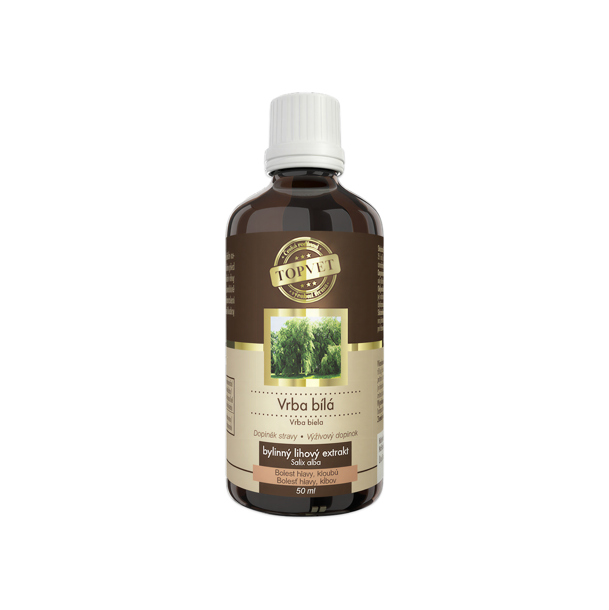 Vŕba biela tinktúra – kvapky 50 ml – Green idea