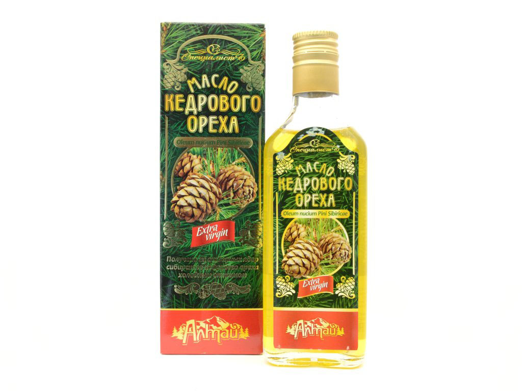 100% cédrový olej Altajský