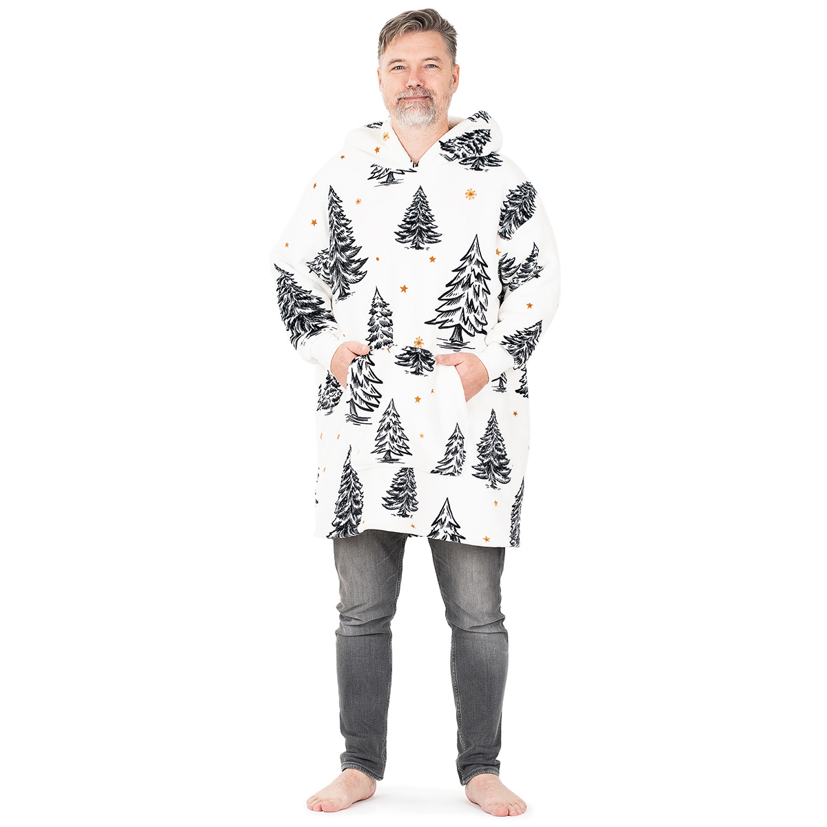 4Home Baránková mikina mikroplyš Frosted Trees