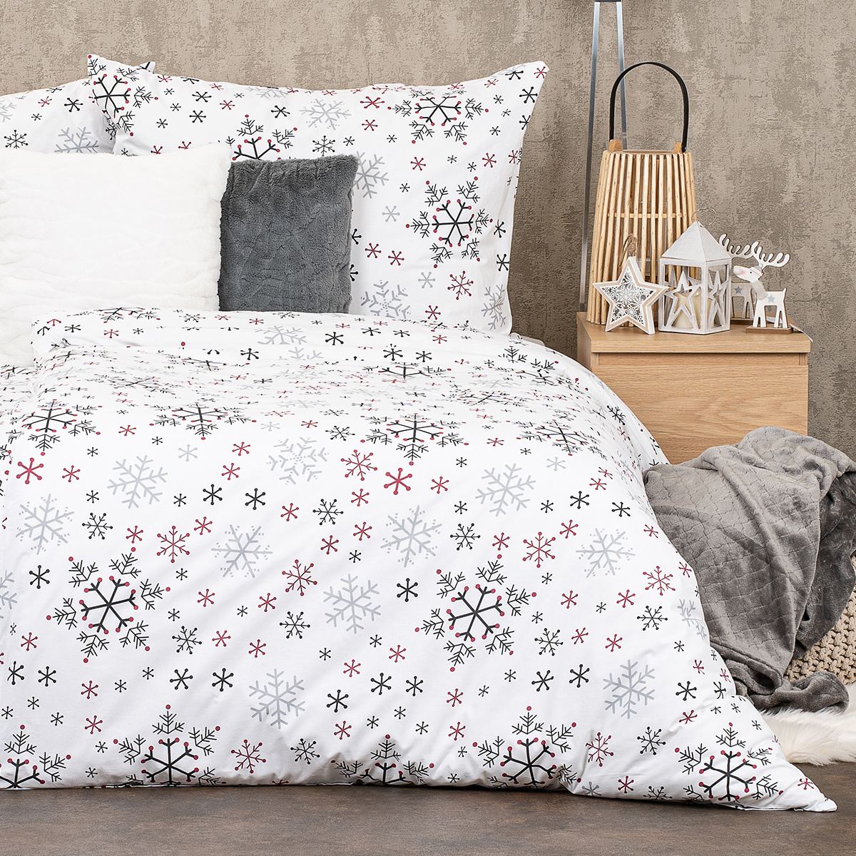 4Home Bavlnené obliečky Snowflakes