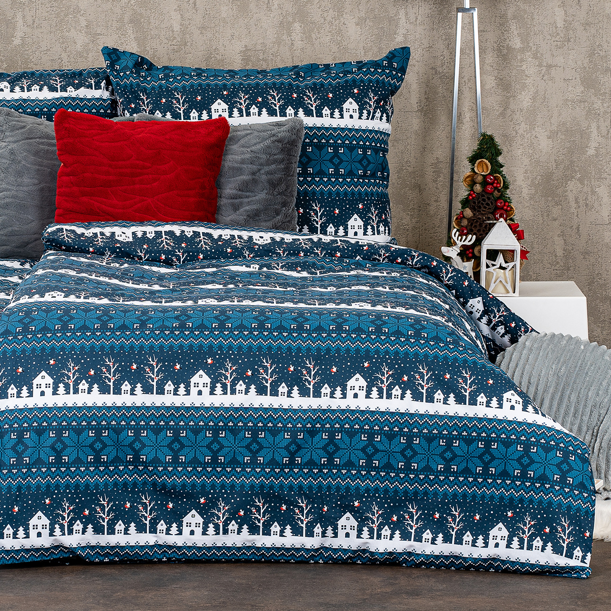 4Home Bavlnené obliečky Winter village