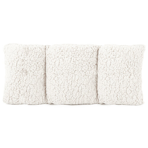 4Home Vankúš pod chrbát baránok biela