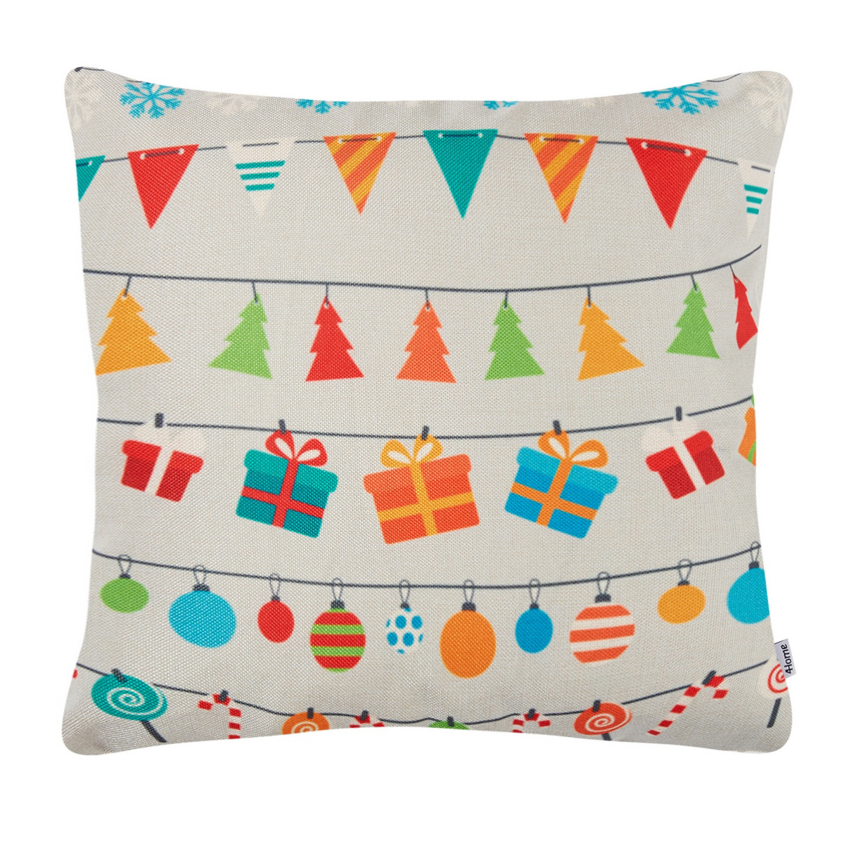4Home Vianočná obliečka na vankúšik Christmas Lights