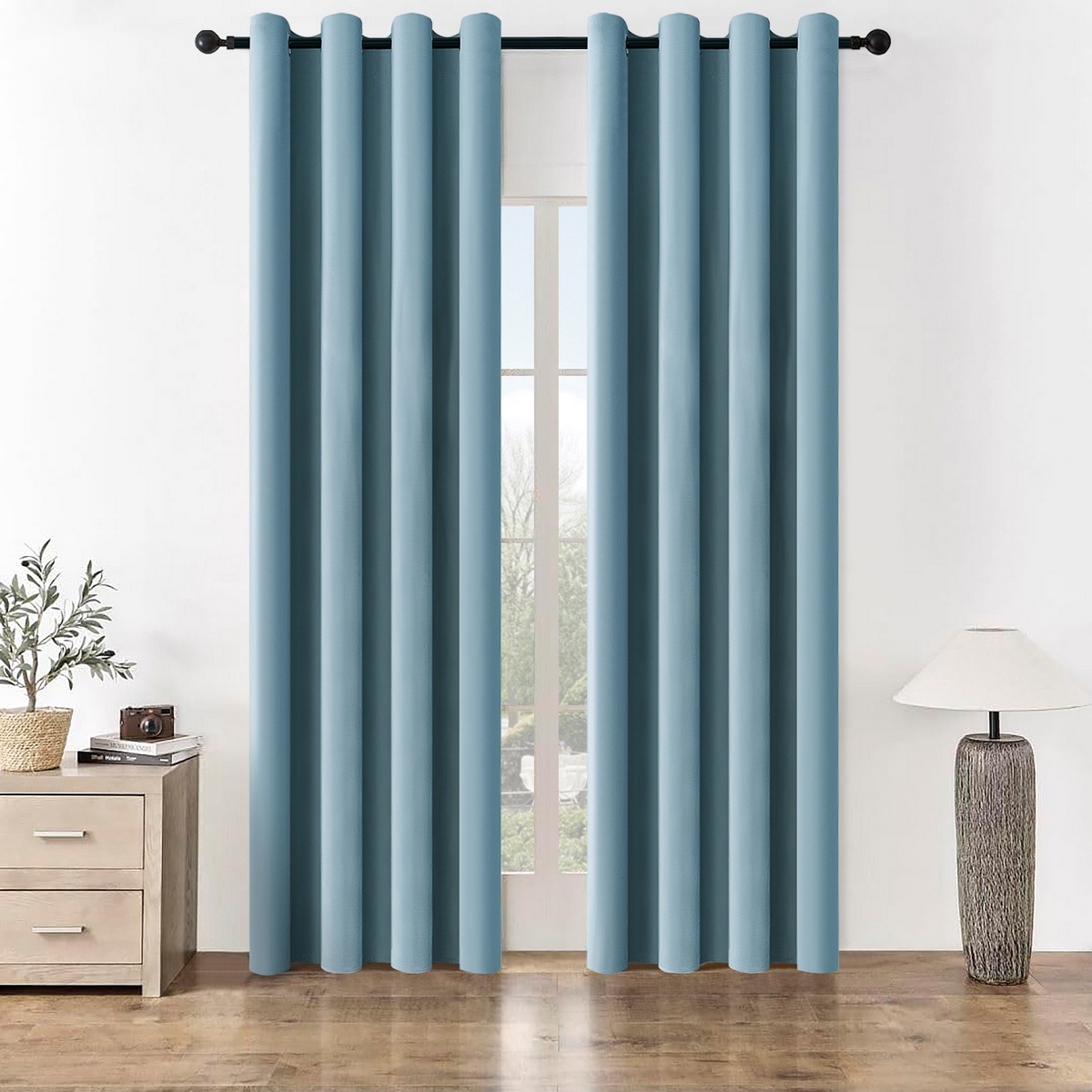 4Home Zatemňovací záves Manila modrosivá 4Home Zatemňovací záves Manila modrosivá