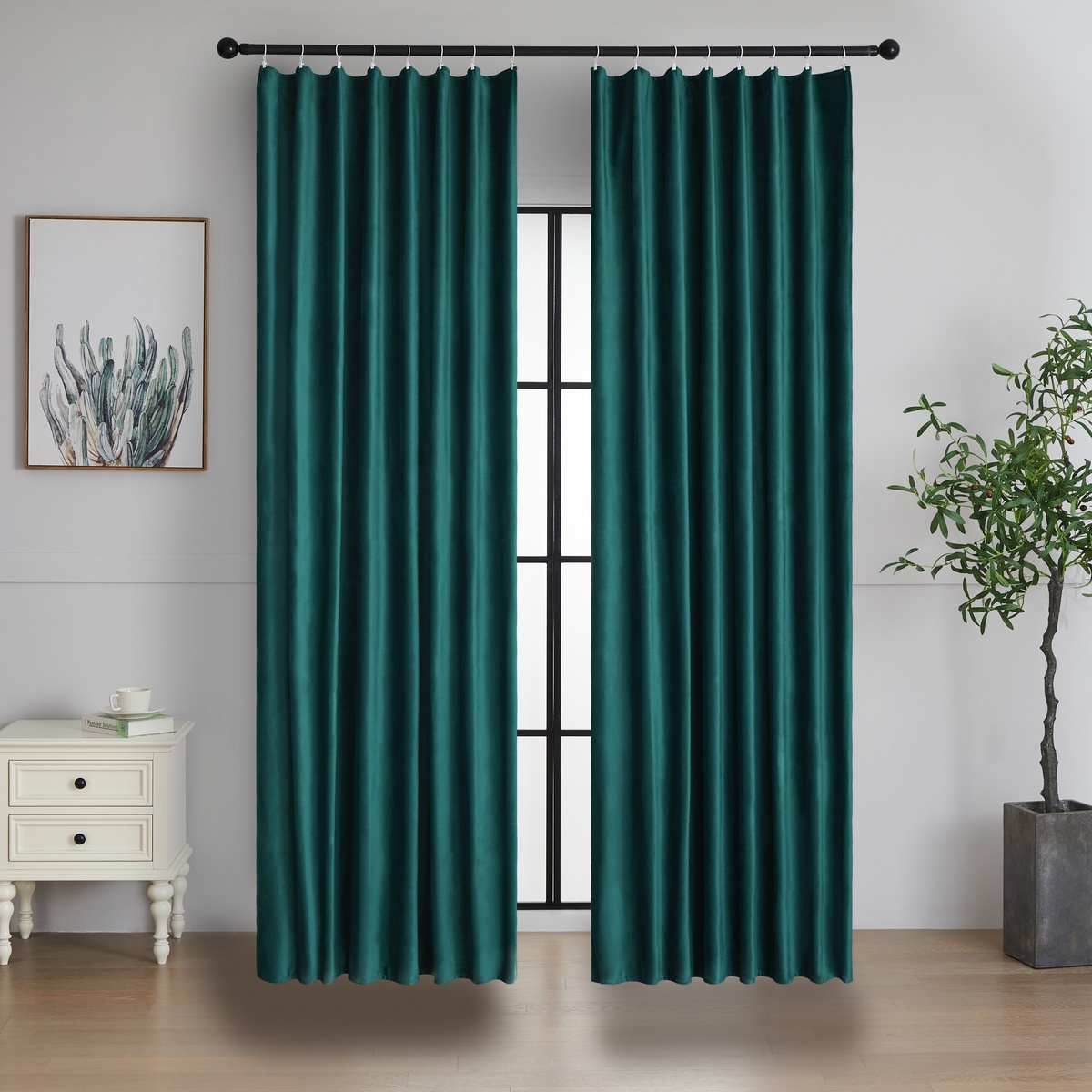 4Home Zatemňovací záves s krúžkami Paris tmavozelená 4Home Zatemňovací záves s krúžkami Paris tmavozelená