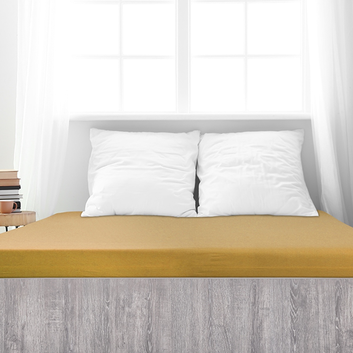 4Home froté prestieradlo Ideál horčicová