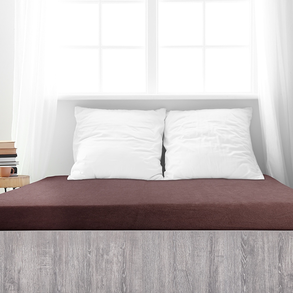 4Home froté prestieradlo Ideál tmavohnedá