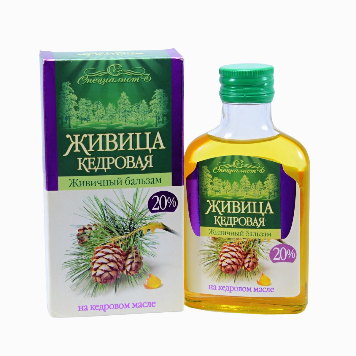 Cédrová živica - balzam 20% - Specialist - 100ml