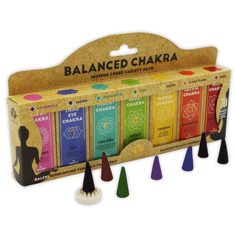 Arome Balanced Chakra Sada vonných františkov Arome Balanced Chakra Sada vonných františkov