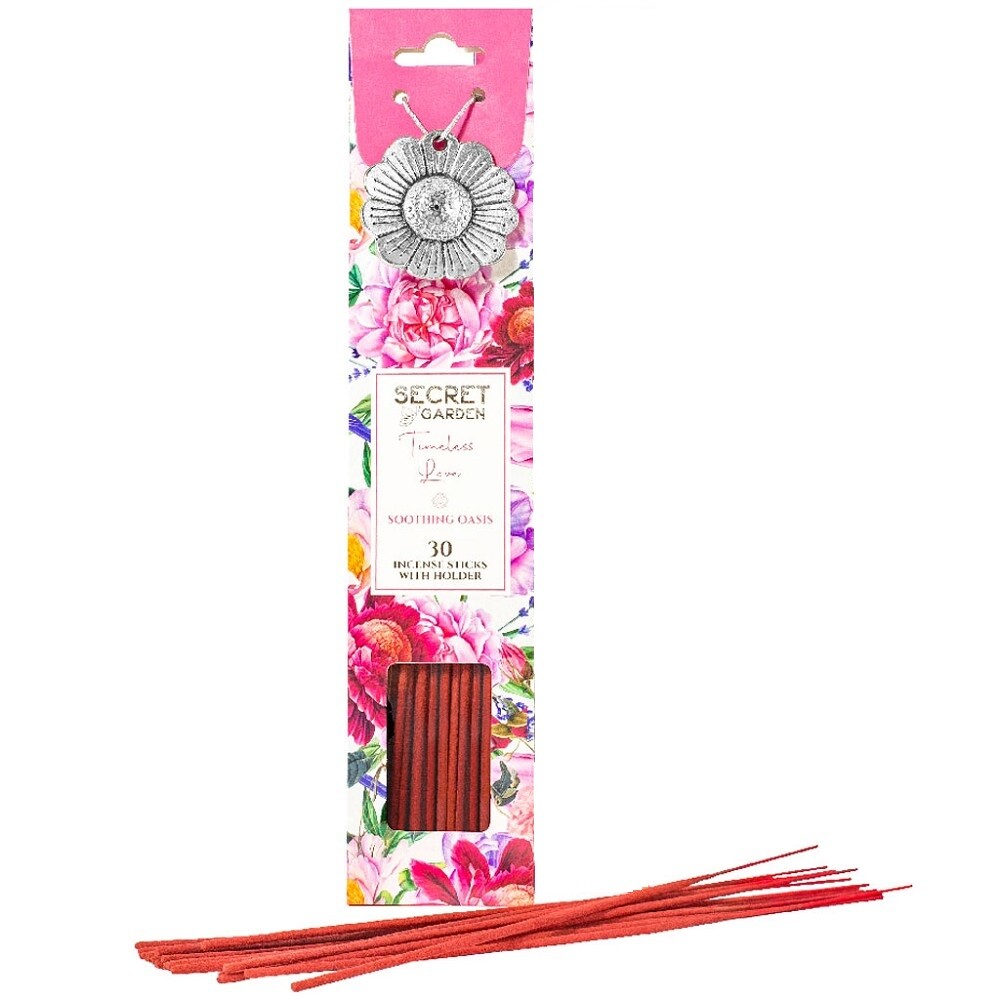 Arome Secret garden 30 vonných tyčiniek + kovový držiak