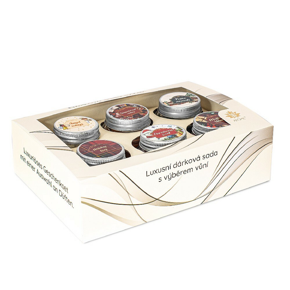 Arome Set sviečok s prianím 28g v darčekovej krabičke