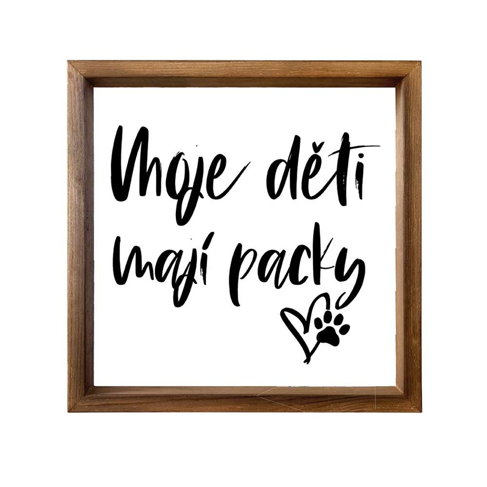 Bohemia Gifts Dekoračný obrázok - Packy Bohemia Gifts Dekoračný obrázok - Packy