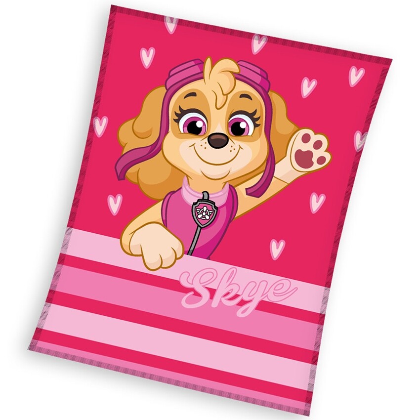 Detská deka Carbotex Paw Patrol Skye the Pilot