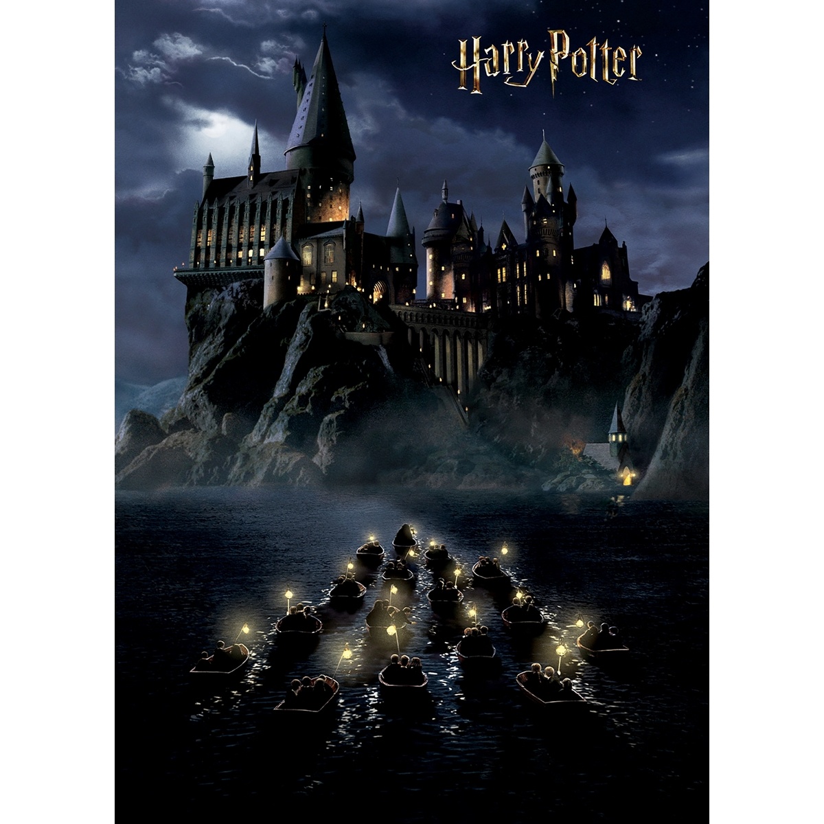 Detská fototapeta Harry Potter Hogwarts Night 182 x 252 cm